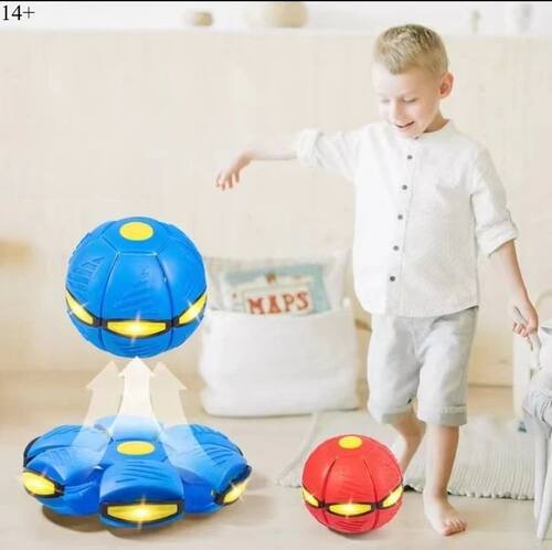 Elastic Stomping Ball Flying Saucer Ball Deformed Bouncing B