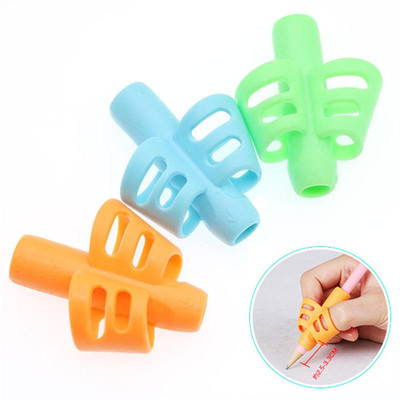 3pcs Children Writing Pencil Pen Holder Kids Learning Practi