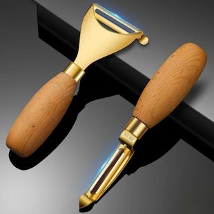 Knife with Solid Stainless Handle Paring Wood Househol Steel