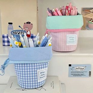 Kawaii Big Capacity Pencil Case Pen Storage Bag Cute Pencil