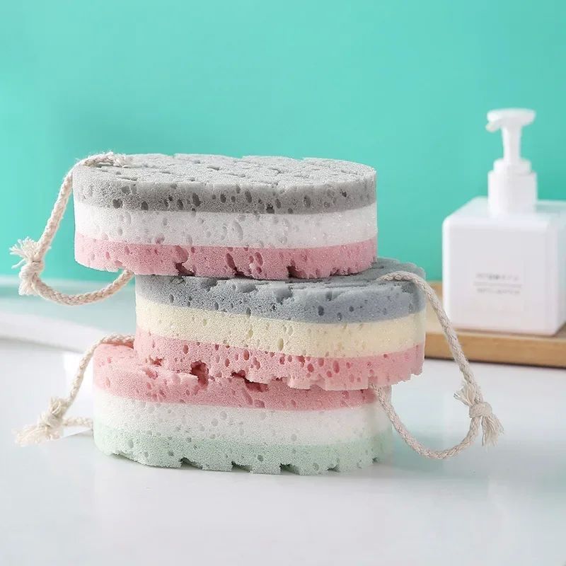 Soft Bath Sponge Body Scrub Bast Wisp Massage Brush Body Was