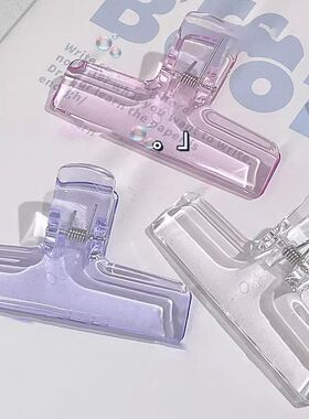 Ins Transparent Binder Clips Kawaii Paperclips File Document