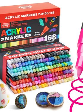 Acrylic Paint Markers, Fine Tip Acrylic Paint Pen, Waterproo