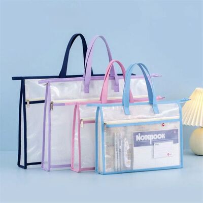 Clear A3/A4 File Storage Bag Multi-layer Waterproof Document