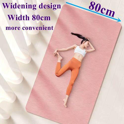 Widen 183cmX80cm 10MM Extra Thick Yoga Mats NBR Non-slip Exe