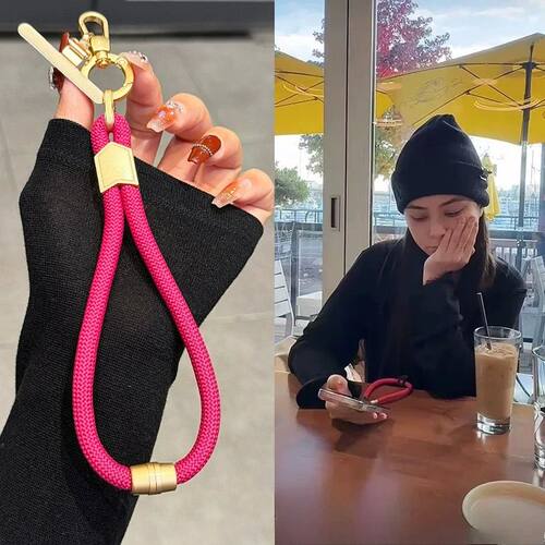 Versatile Short Mobile Phone Lanyard, Wrist Strap Lanyard, B