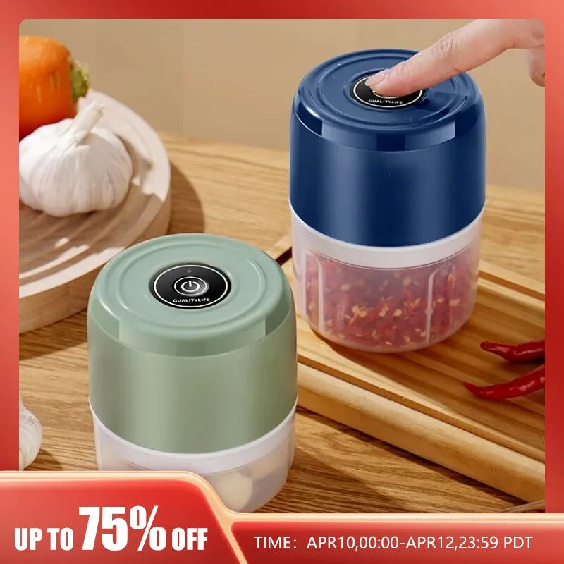 Electric Food Chopper Garlic Crusher Meat Grinder Mini Garli
