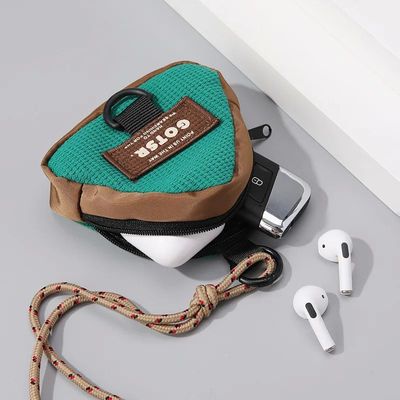 Triangular key bag coin purse halter bag trendy brand storag