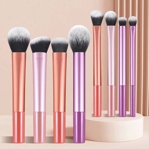 Makeup Brush Sets,8pcs Plastic Daily Portable Multifunctiona