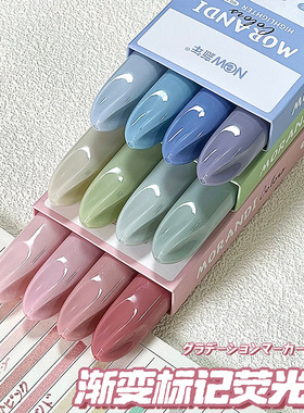 Single-head, gradient, fluorescent pen, marker pen