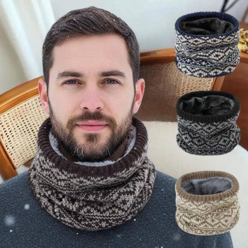 Unisex Winter Scarf Neck Warmer Thickened Fleece Outdoor Cyc
