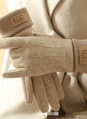 Winter Cashmere Gloves for Women Warm Touch Screen Gloves Co
