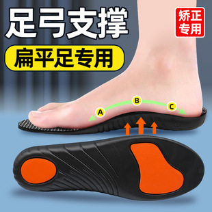 Shock absorbing sports insoles for men and women, anti odor