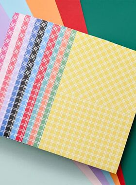 12 Sheet Candy Color Scrapbook Paper Pad Single-Sided Dot Gr