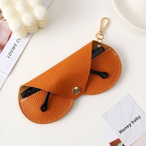 Women Sunglasses Case PU Leather Glasses Pouch Reading Glass
