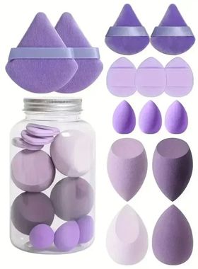 12/14Pcs Makeup Sponge Cosmetic Puff Foundation Sponges Blen