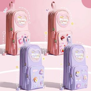 Cute Pencil Box Large Capacity Pencil Case for Students Stat