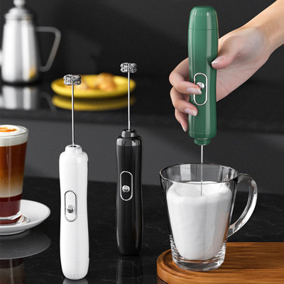 Mini Electric Milk Foamer Blender Wireless Coffee Whisk Mixe