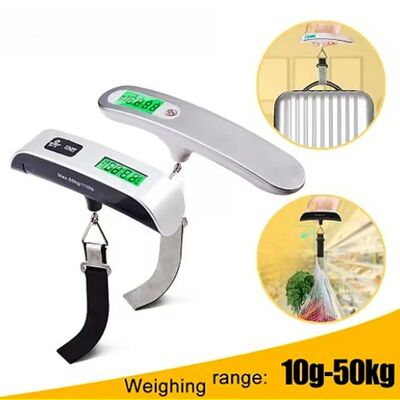 50kg/110lb Portable Digital Luggage Weight Scale LCD Display