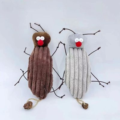 Cat Toy Plush Cockroach Pet Toy Interaction Kitty Toy Catnip