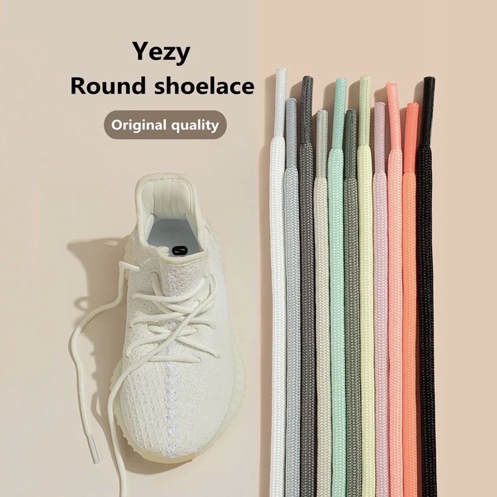 1 Pair New Round Shoe laces for Sneakers Yezy 350 Original S