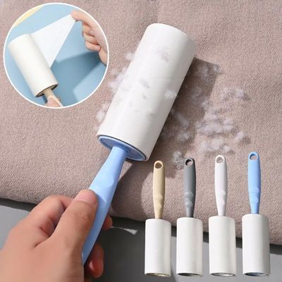 Portable Tearable Adhesive Roller with Handle Reusable Cloth
