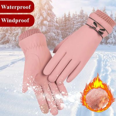 Winter Women Gloves Waterproof Thermal Touch Screen Thermal
