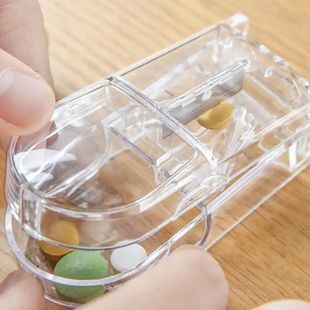 Pill Cutter Medicine Split Portable Small Medicine Box Sub-p