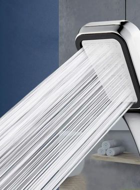 300 Holes Pressurized Showerhead Hand Hold Square Shower Hea