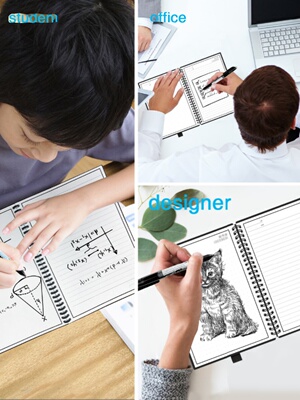 A5 B5 Smart Erasable Notebook Paper Erase Notepad Note Pad L