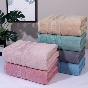 break bamboo fiber bath Thick soft jacquard towel water