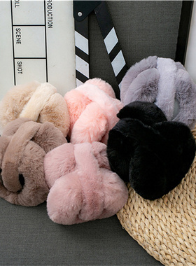 Foldable earmuffs for women Autumn and winter cute earmuffs