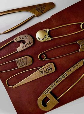 Large Safety Pins Retro Safety Pins Vintage Chic Brooch Pins