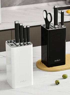 Luxury Household Plastic Knife Stand Holder for Kitchen Stor