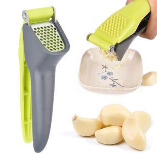 1pc Multifunctional Handheld Ginger Garlic Press With Rotary