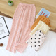 Women Pants Sleep Cotton Spring Pajamas Shorts Crepe Printin