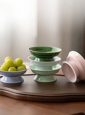 Refreshment plate, ceramic fruit plate, small living room ho