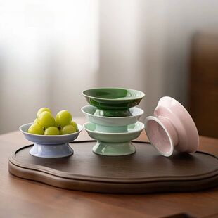 Refreshment plate, ceramic fruit plate, small living room ho