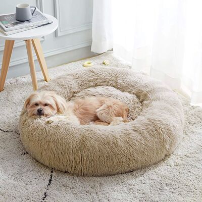 Super Cat Bed Warm Sleeping Cat Nest Soft Long Plush Best Pe