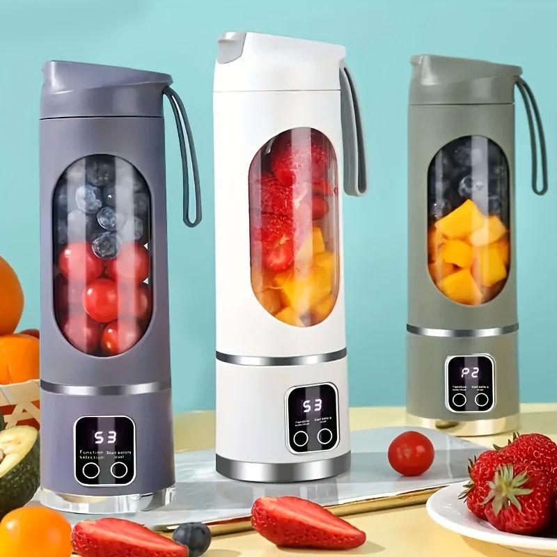 Electric Juicer Cup 12 Blades Milkshake Machine USB Portable