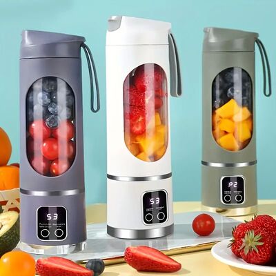 Electric Juicer Cup 12 Blades Milkshake Machine USB Portable