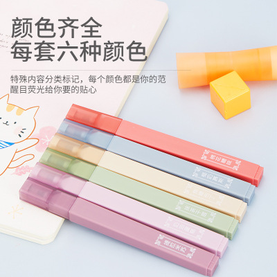 Fruit soft highlighter marker for students to highlight