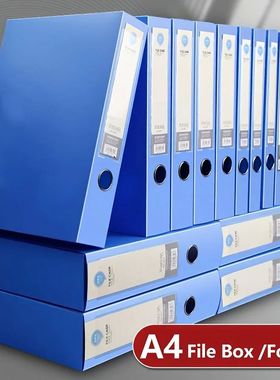 1pcs Foldable A4 File Folders, Large Capacity PP Document St