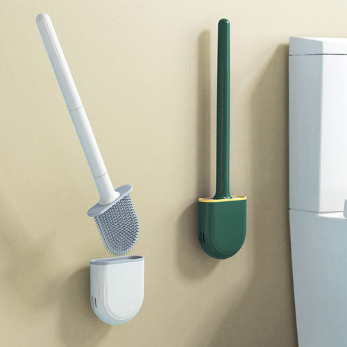 Breathable Toilet Brush Water Leak Proof with Base Silicone