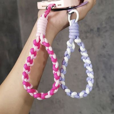 Universal Braided Mobile Phone Short Lanyard Strap Rope Wove