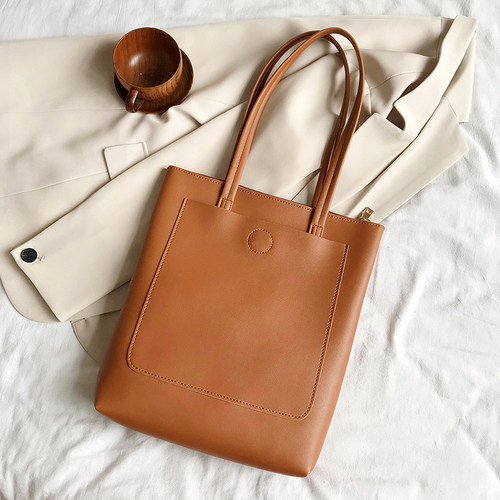 14寸软皮大容量托特包