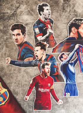 巴萨梅西集合MESSI FC Barcelona诺坎普CAMP NOU汽车贴纸苏亚雷斯