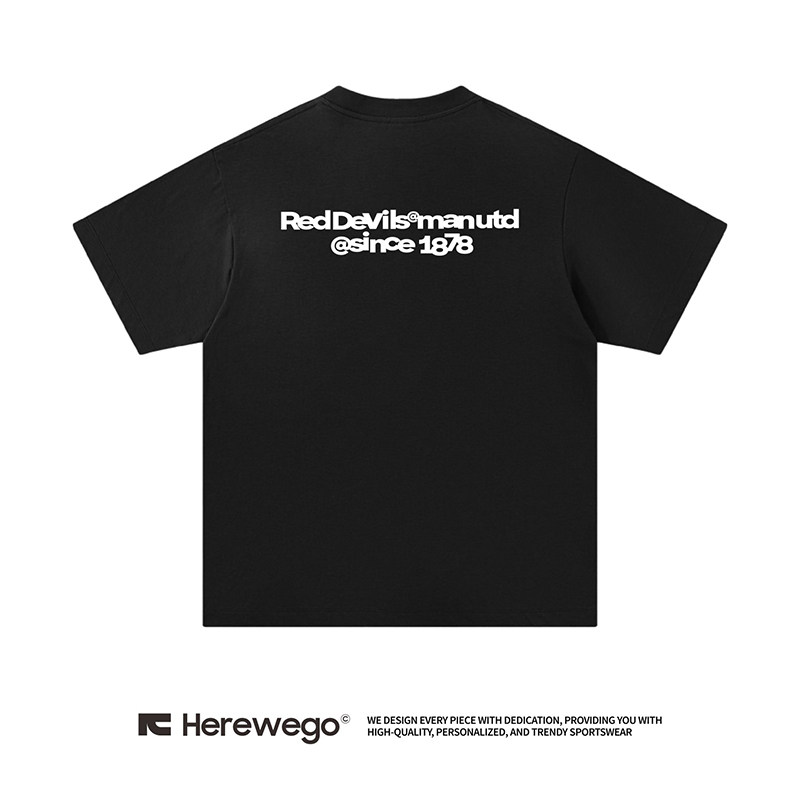 曼联RedDevils简约短袖t恤