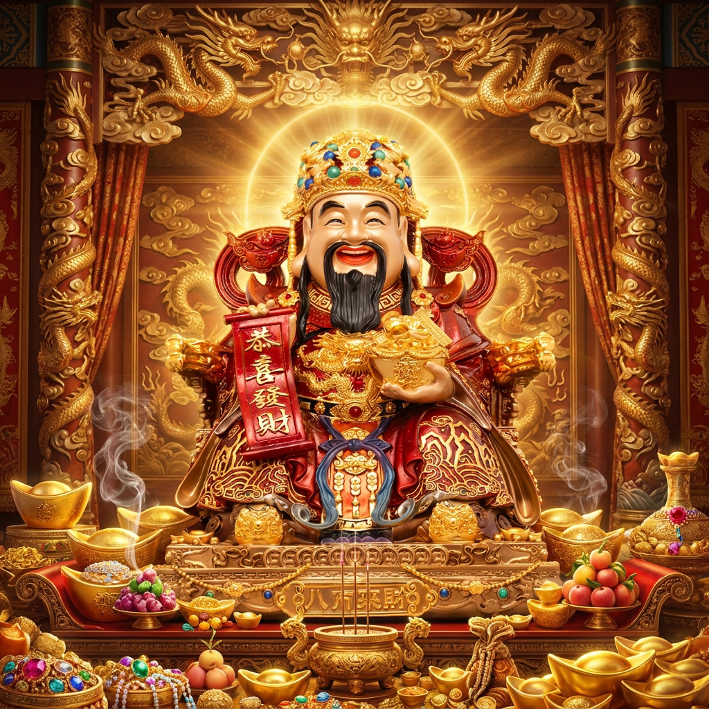 东来紫文财神佛像招财供奉神像纯铜范蠡铜像比干财神爷店铺家用