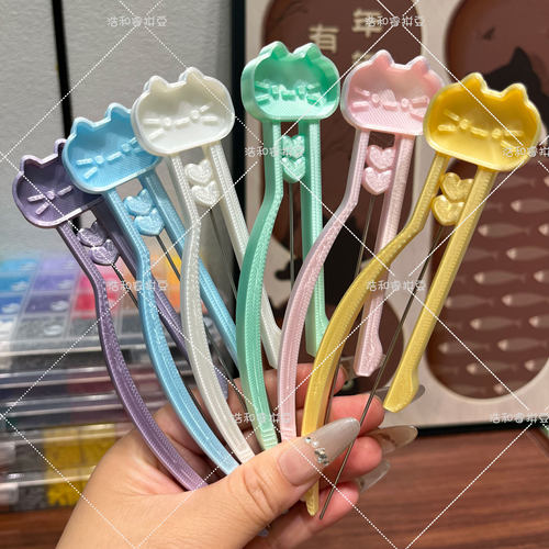 泡芙卷正品长单针拼豆笔豆铲